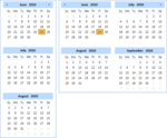 Calendar for WPF