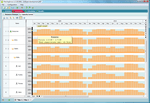 FlexGantt can renderer massive amounts of data in real-time. 