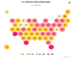 Highmaps- Tile map, honeycomb (Grid Light theme)