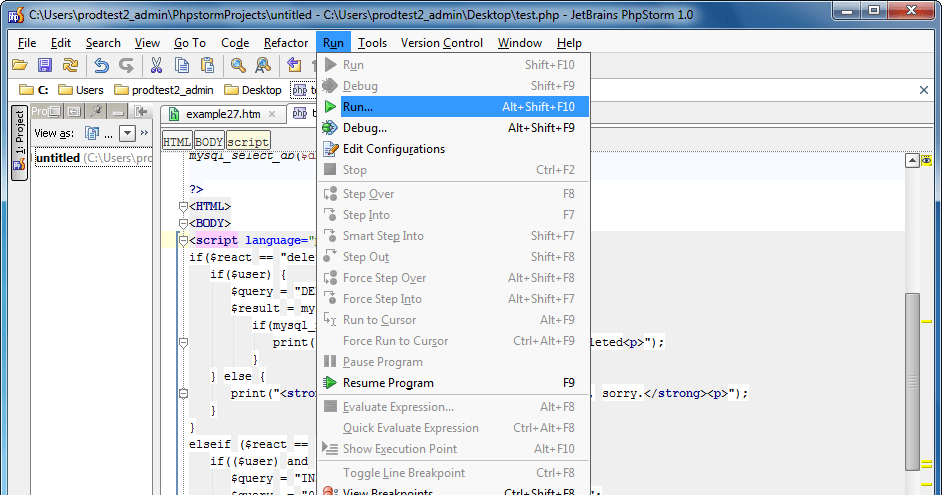 Phpstorm uml