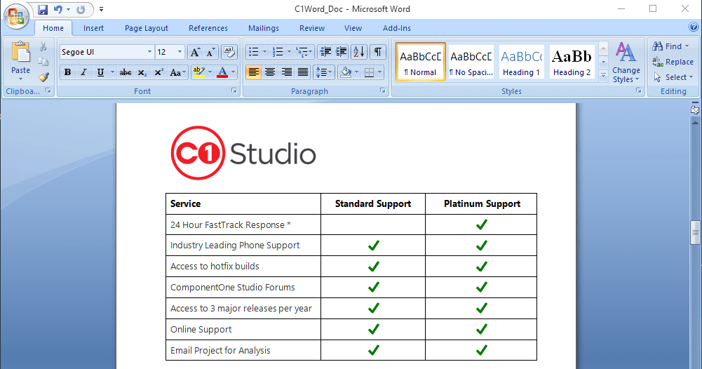 ComponentOne Studio WPF 2016 v2