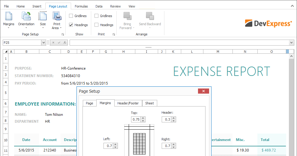 DevExpress WinForms 16.2.5