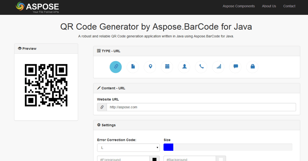 Aspose.BarCode for Java V18.7