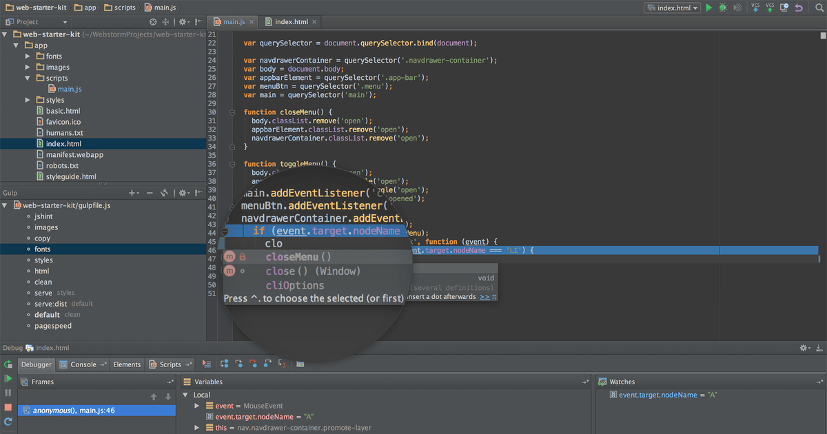 WebStorm 2019.2.4