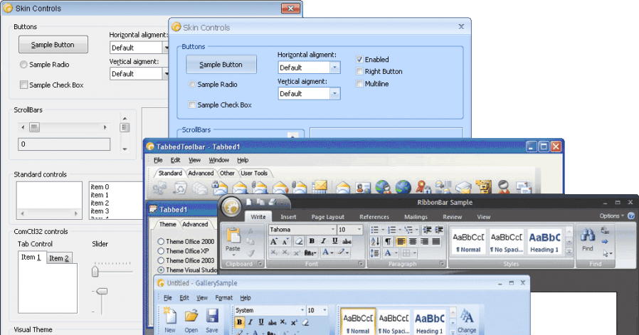 Codejock Skin Framework Bundle ActiveX v19.3.0
