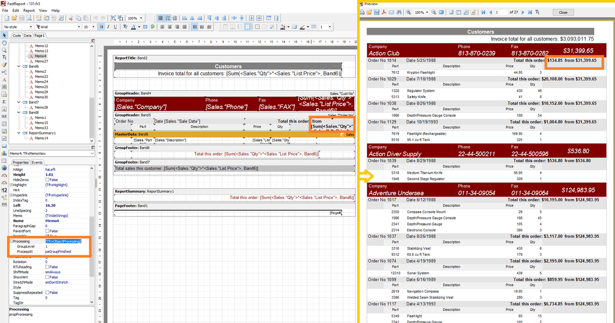 FastReport VCL Standard Edition v6.8.x