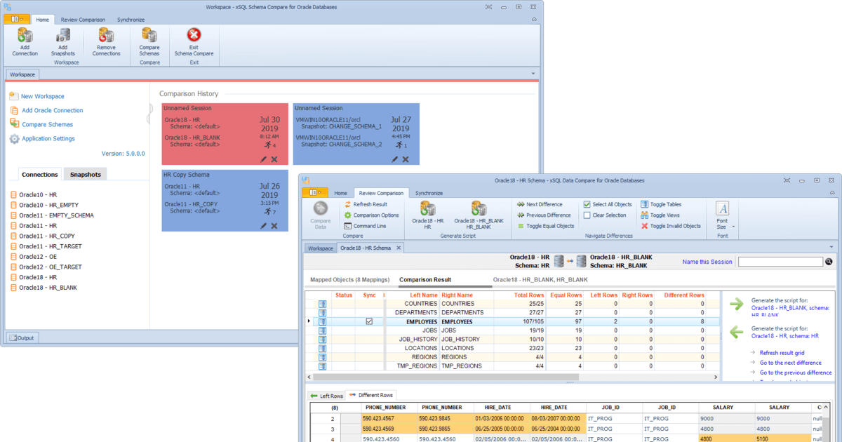 xSQL Software Comparison Bundle for Oracle 发布