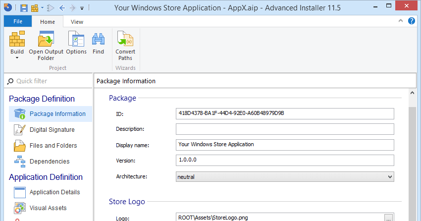 Advanced Installer Professional 18.5