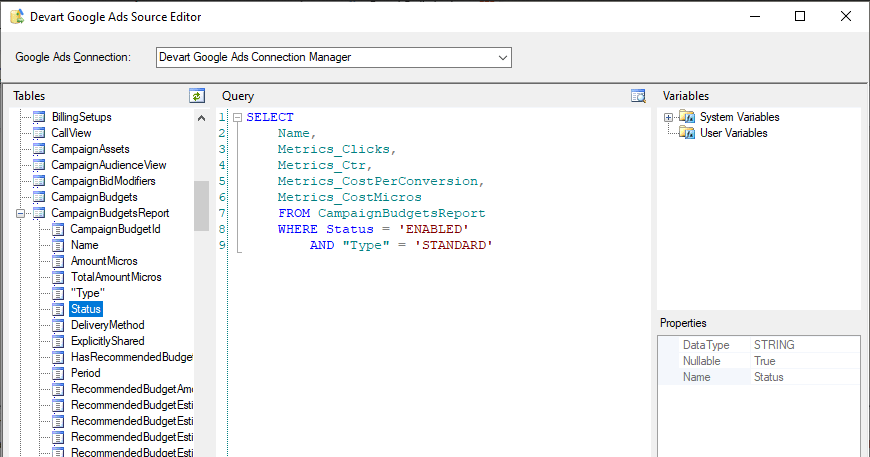 Devart SSIS Data Flow Components for Google Ads released