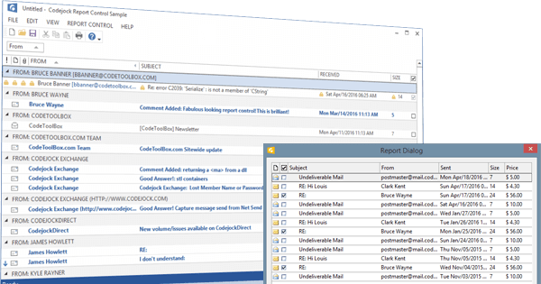 Codejock Report Control Visual C++ MFC v20.2.0