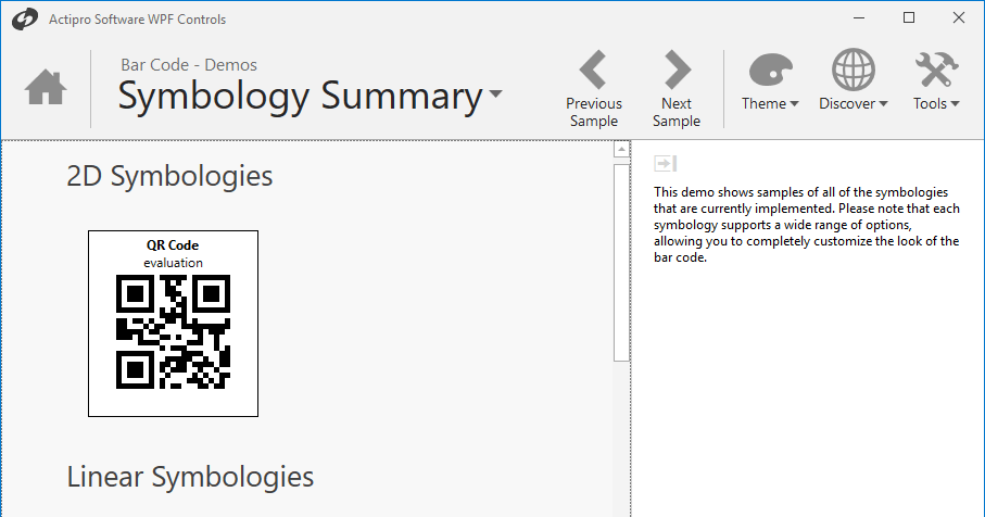 Actipro Bar Code for WPF 22.1.0