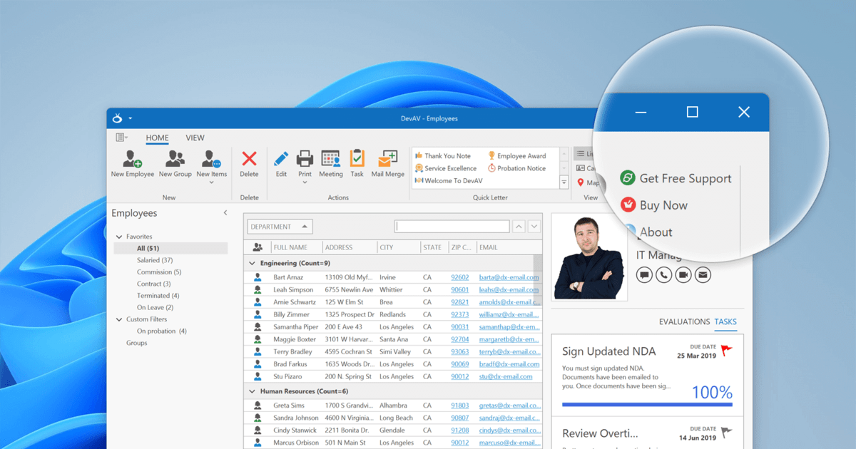 DevExpress WinForms 21.2.7