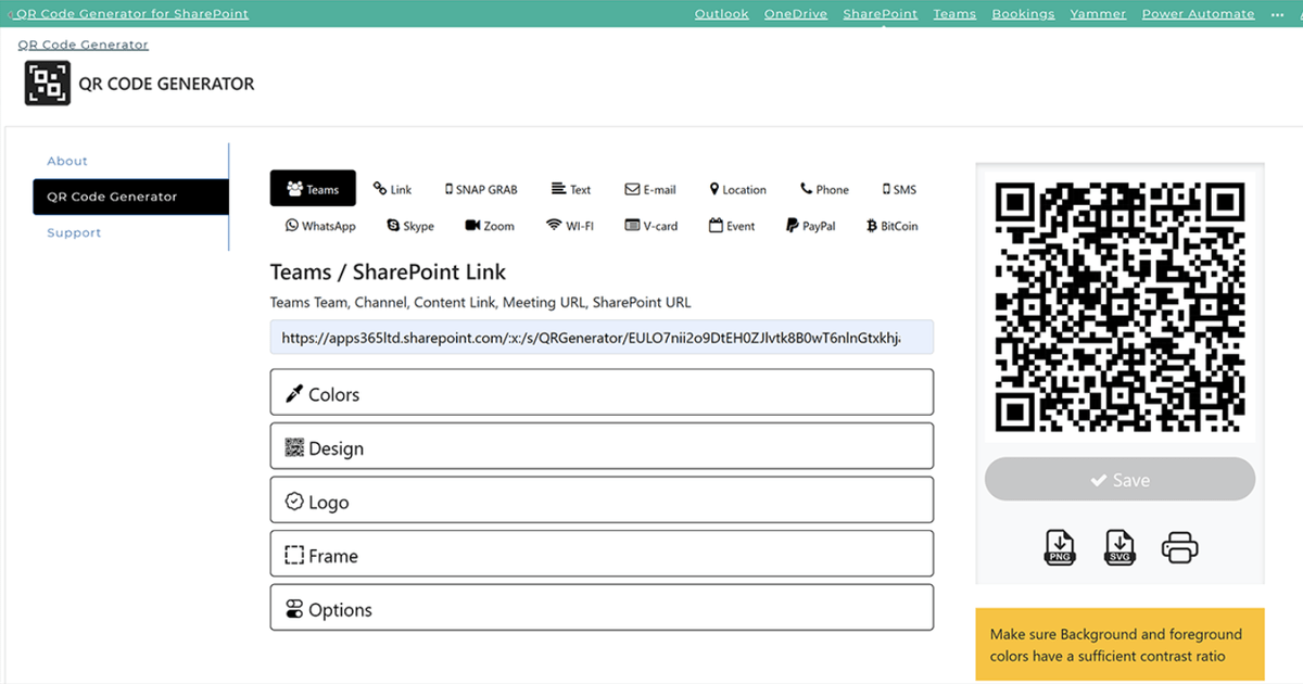 SharePoint QR Code Generator released