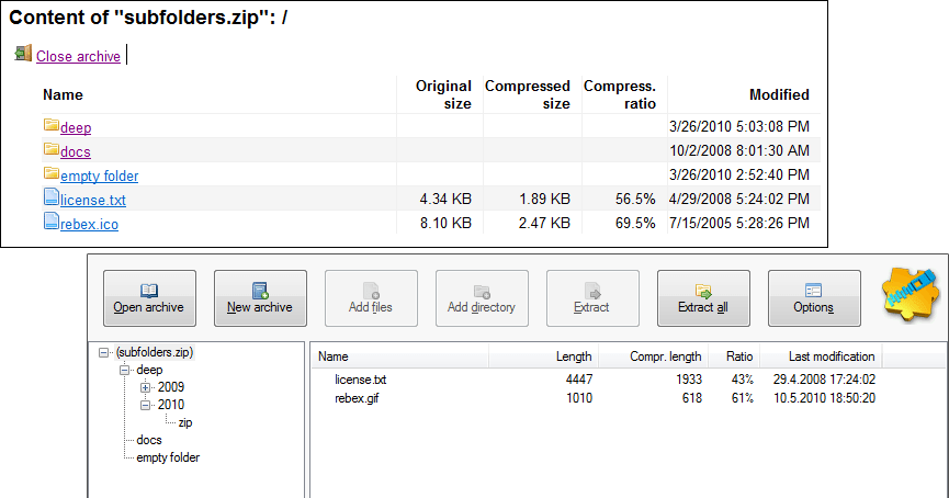 Zzip R6 Rebex ZIP for .NET R6.6