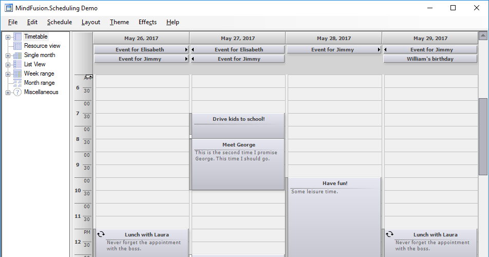 MindFusion.Scheduling for WinForms 5.8.2
