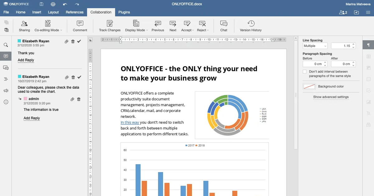 ONLYOFFICE Docs Enterprise Edition with Mattermost Connectorがリリースされました