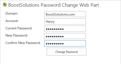 SharePoint Password Change and Expiration v3.14.0.525