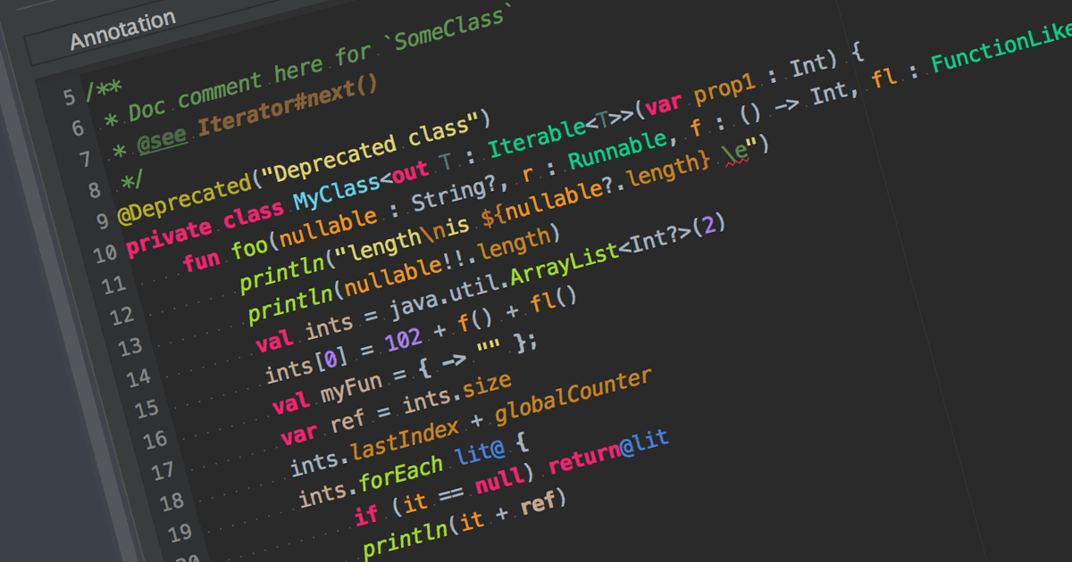 Syntax Highlighting in IDEs