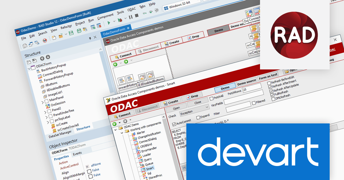 Connect to Popular Databases from RAD Studio 12