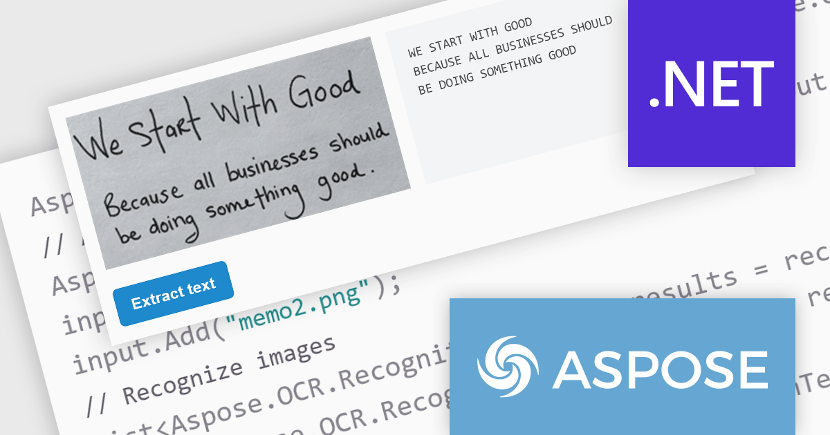 Easily Extract Data from Handwritten Documents