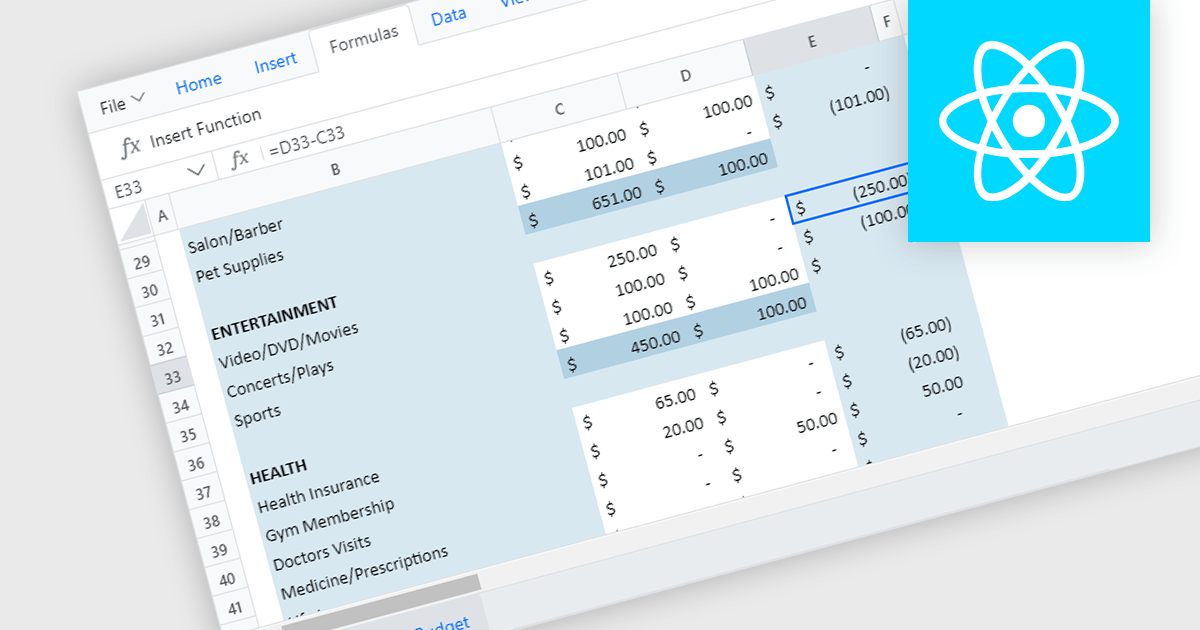 Simplify Calculations with Formulas and Functions