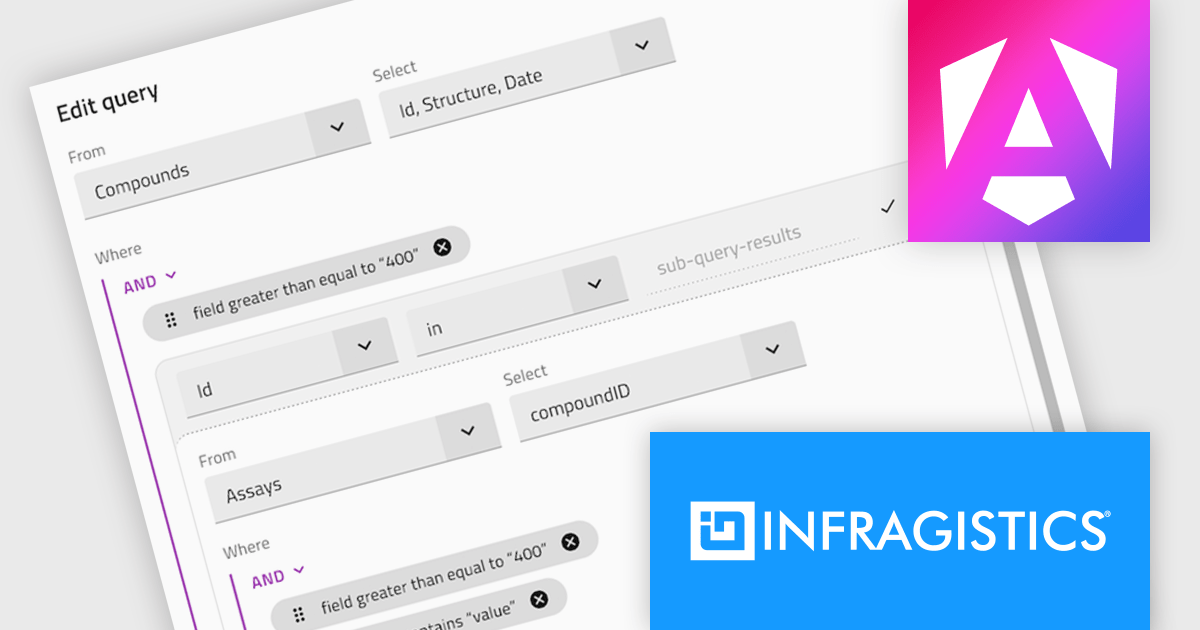 Visuell komplexe Abfragen in Angular Apps erstellen