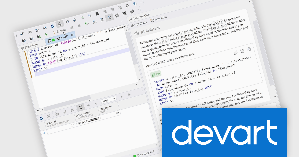 Genera SQL dal linguaggio naturale con l'intelligenza artificiale