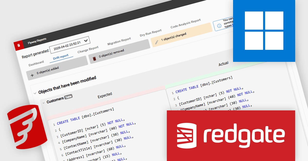 Identify Schema Differences Early with Drift Reports