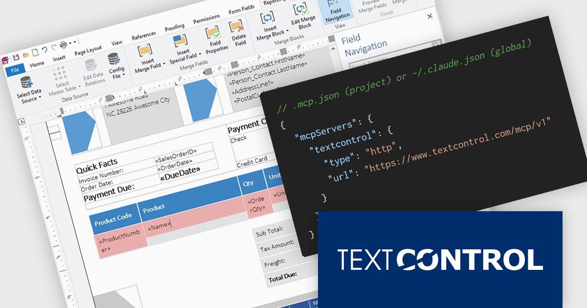 Connect AI to TX Text Control Content