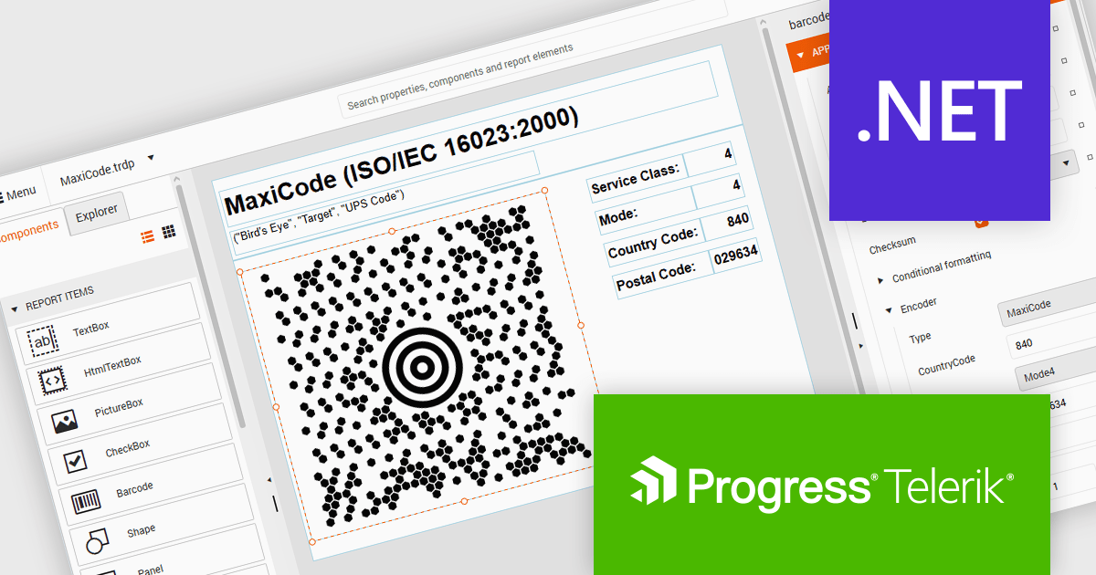 Maxicode Examples Simplify Logistics with MaxiCode Barcode Support