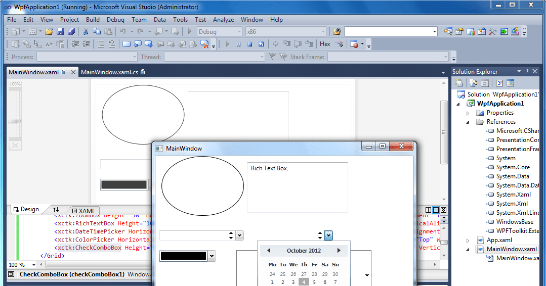 Xceed Extended WPF Toolkit Plus adds PileFlowPanel