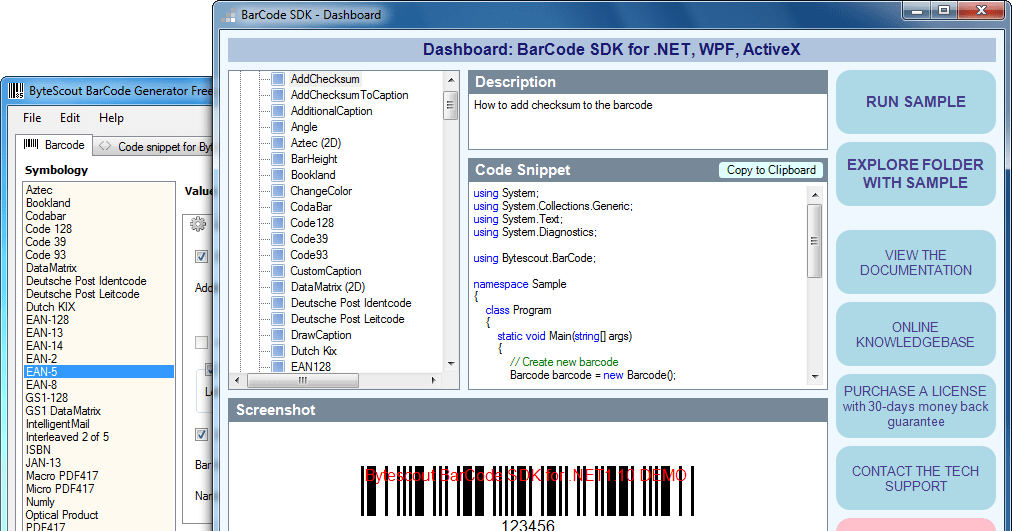 Barcode Generator Sdk Released