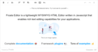 Froala Editor（英語版）