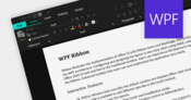 Verbessern von WPF-Apps mit einem Bandmenü