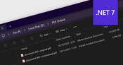 .NET 7でのPDFの圧縮