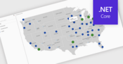 Visualizza le tendenze geografiche con i grafici a mappa