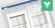 RTLサポートを使用したVue.jsでレポートを立案