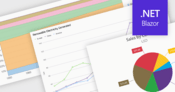 Presente los datos claramente con gráficos estándar