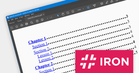 Automatisches Generieren eines Inhaltsverzeichnisses für Ihre PDF-Datei