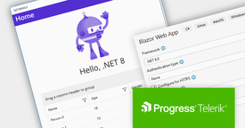 Create Web, Desktop, and Mobile Apps for .NET 8 with Telerik