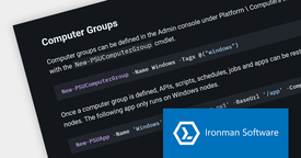 Target Specific Groups of Computers for Powershell Scripts