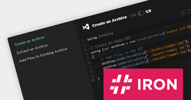 Cree, lea y extraiga archivos ZIP en aplicaciones .NET