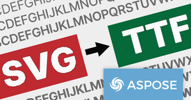 SVGフォントをTrueType形式に変換