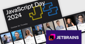 Annuncio dell'evento JetBrains JavaScript Day 2024