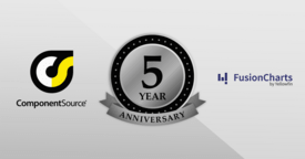 Festeggiamo 5 anni di partnership con FusionCharts
