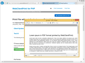Neodynamic WebClientPrint for PHP V5.0