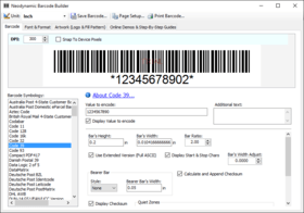 Neodynamic Barcode Professional for Windows Forms - Basic Edition V13.0.21.1020