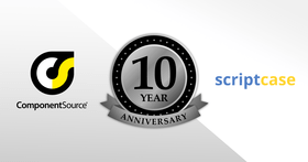 ComponentSource와 Scriptcase, 파트너십 10주년 기념
