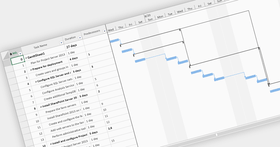 Crea app di pianificazione Gantt in JavaScript