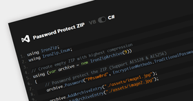 用加密演演算法保護 ZIP 檔案